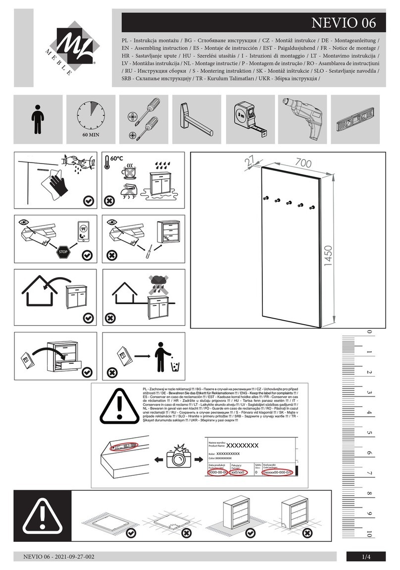 mlmeble NEVIO 06 User manual mlmeble NEVIO 06 User manual