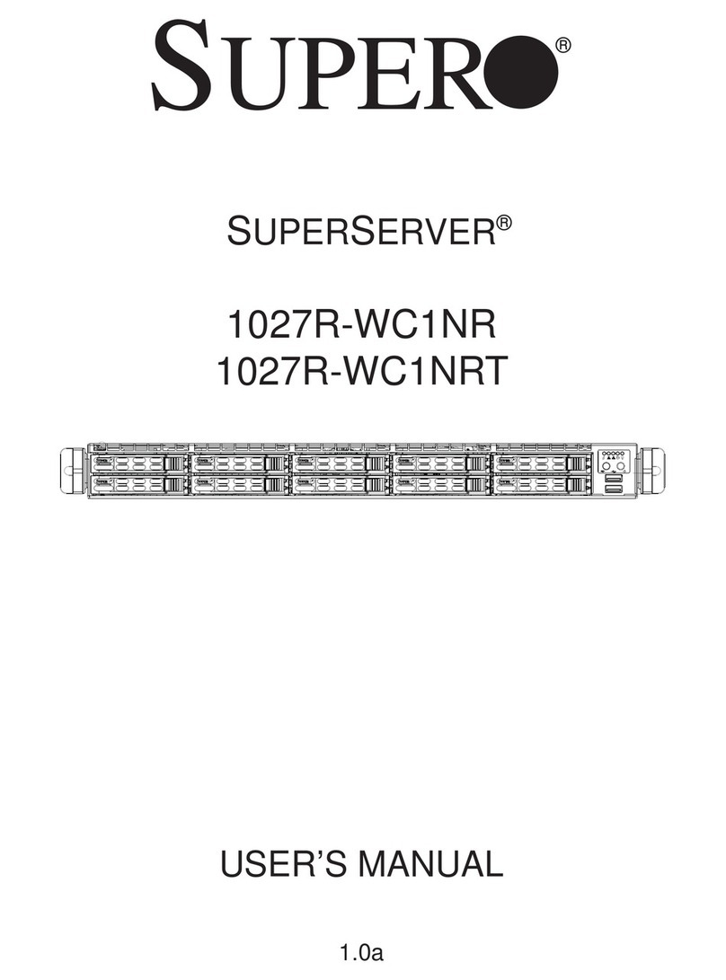 Supero SUPERSERVER 1027R-WC1NR user manual