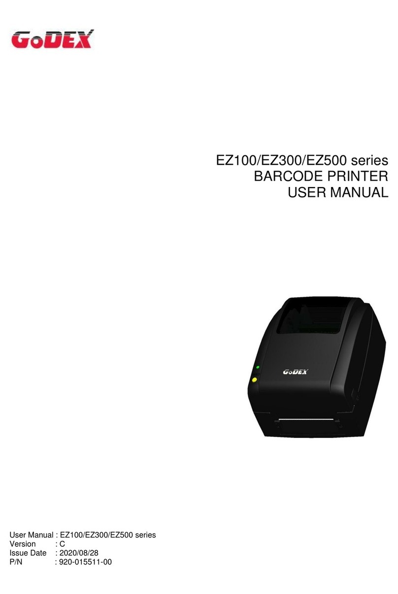 Godex EZ100 Series user manual