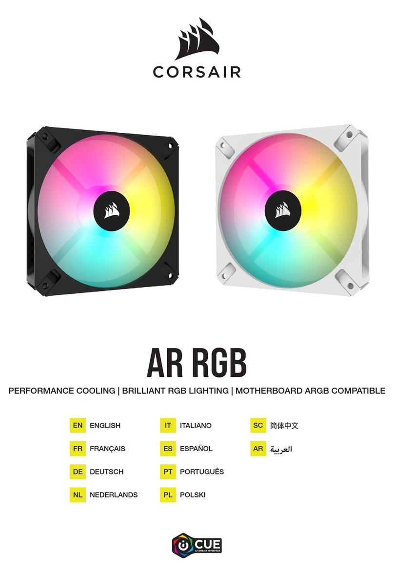 Corsair AR120 RGB Series User manual
