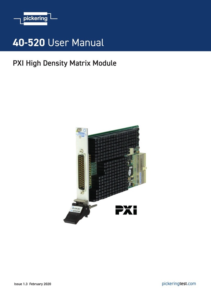 Pickering 40-520 User manual