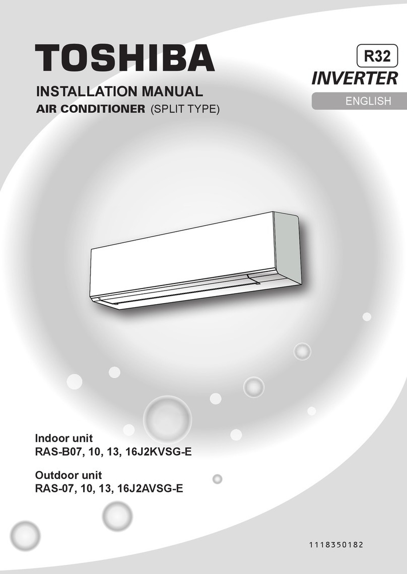 Toshiba RAS-B16J2AVSG-E User manual