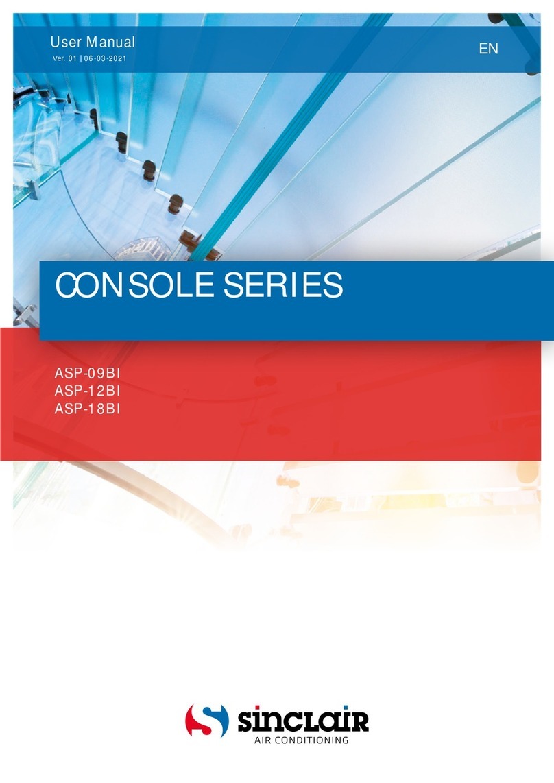 Sinclair CONSOLE ASP-09BI User manual