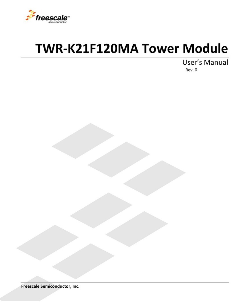Freescale Semiconductor TWR-K21F120MA User manual Freescale Semiconductor TWR-K21F120MA User manual