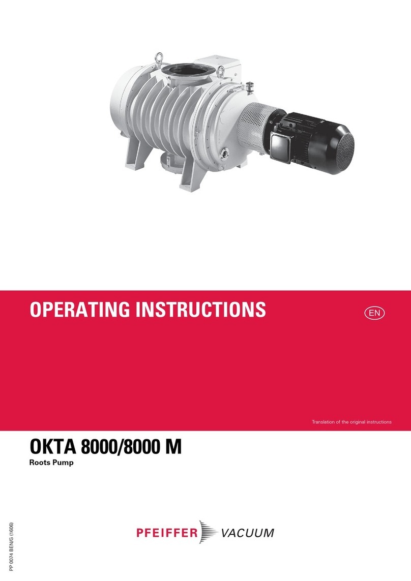 Pfeiffer Vacuum OKTA 8000 User manual Pfeiffer Vacuum OKTA 8000 User manual