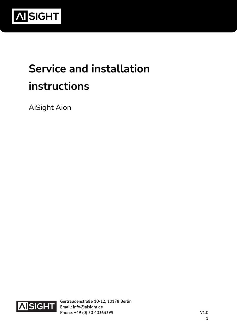 AiSight Aion Service and installation instructions