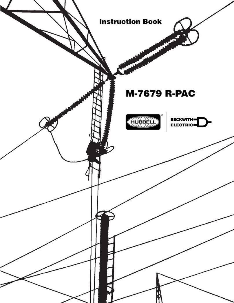 Hubbell M-7679 R-PAC User manual Hubbell M-7679 R-PAC User manual