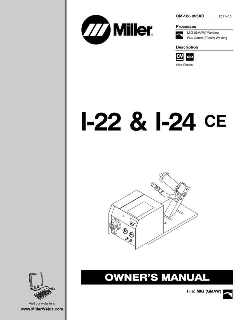 Miller I-22 CE owner's manual
