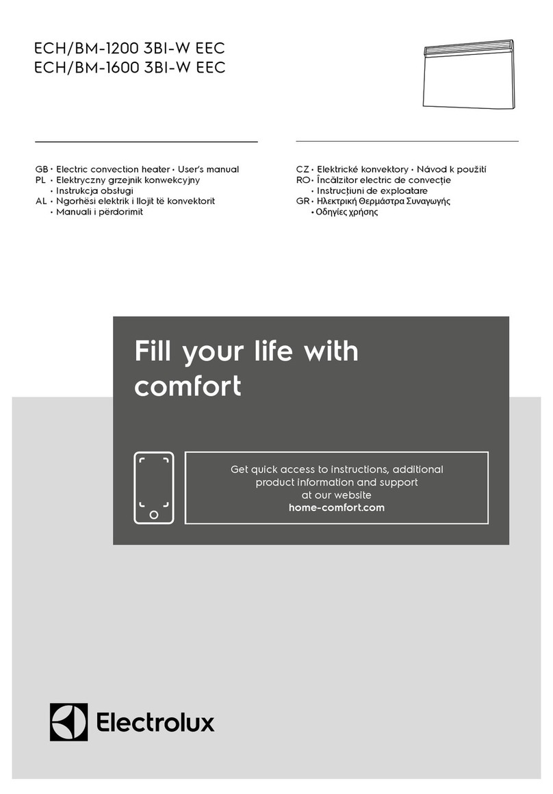 Electrolux ECH/BM-1200 3BI-W EEC User manual