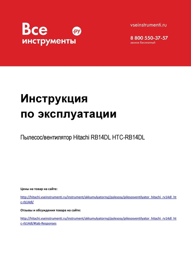 Hitachi Koki RB 14DSL Handling instructions
