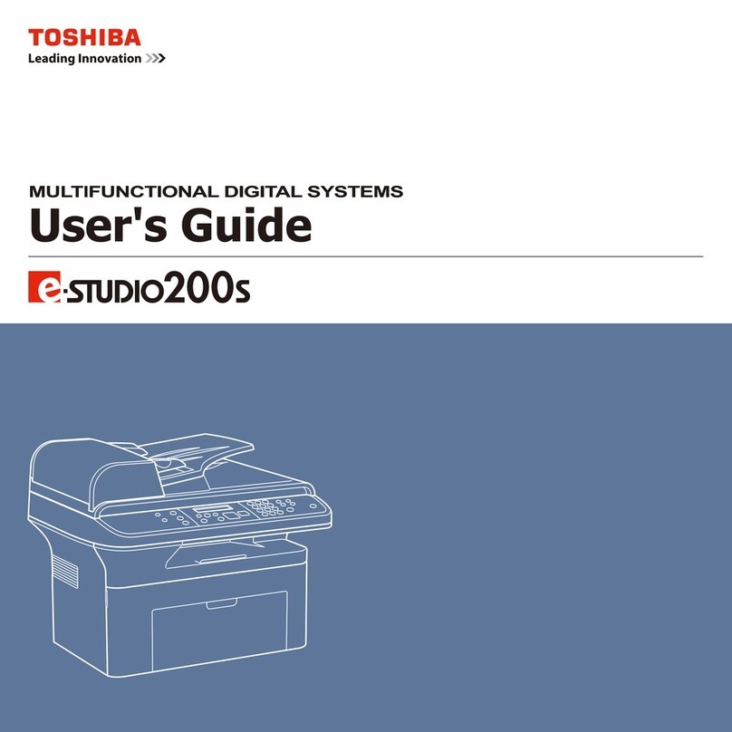 Toshiba e-studio 200s User manual