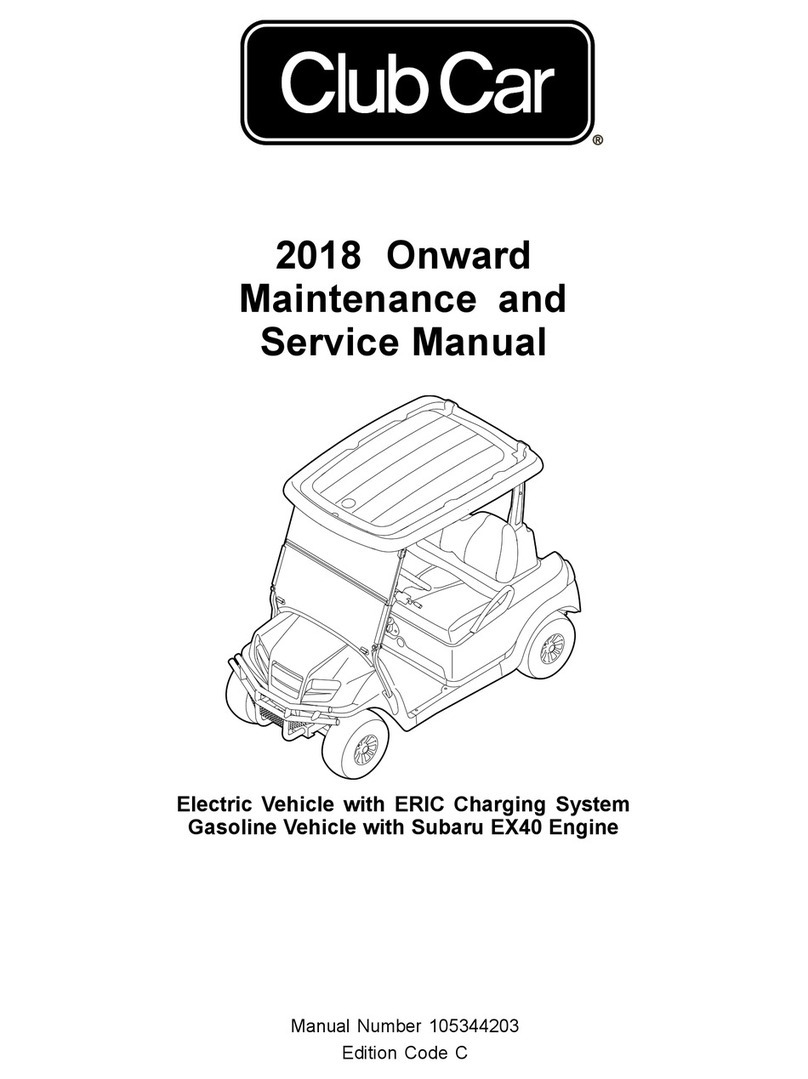 Club Car Onward 2018 Maintenance and service manual Club Car Onward 2018 Maintenance and service manual