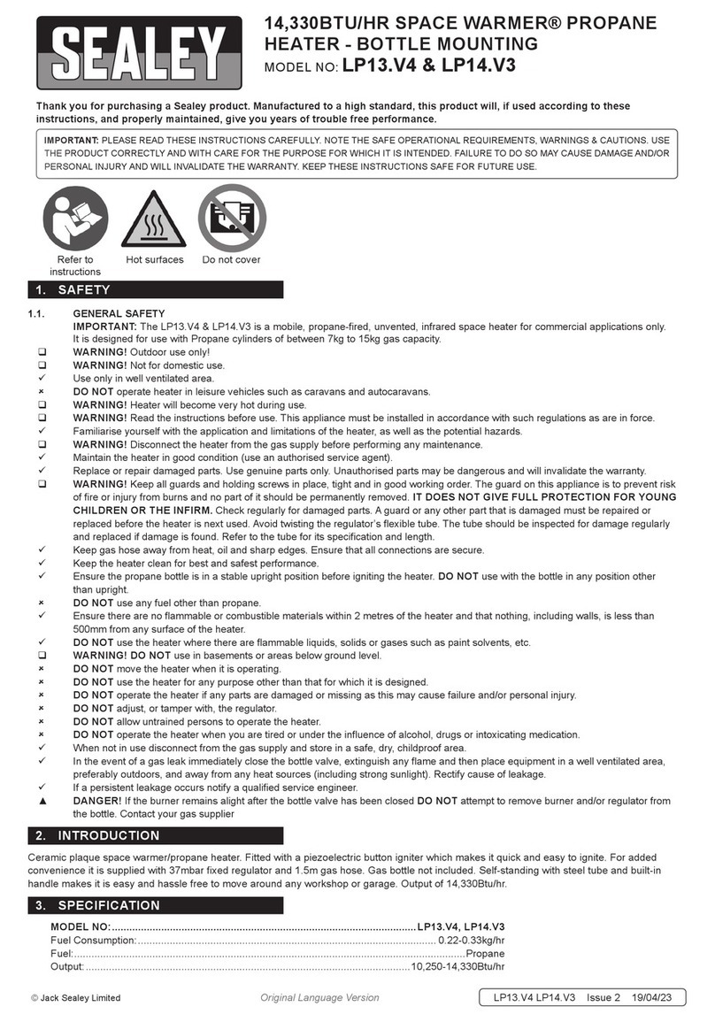 Sealey LP13.V4 User manual Sealey LP13.V4 User manual