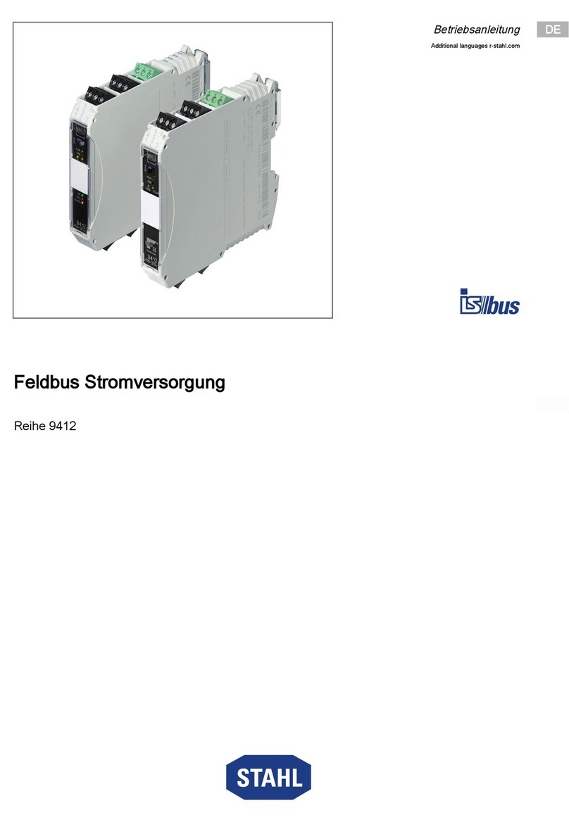 Stahl 9412 Series operating instructions