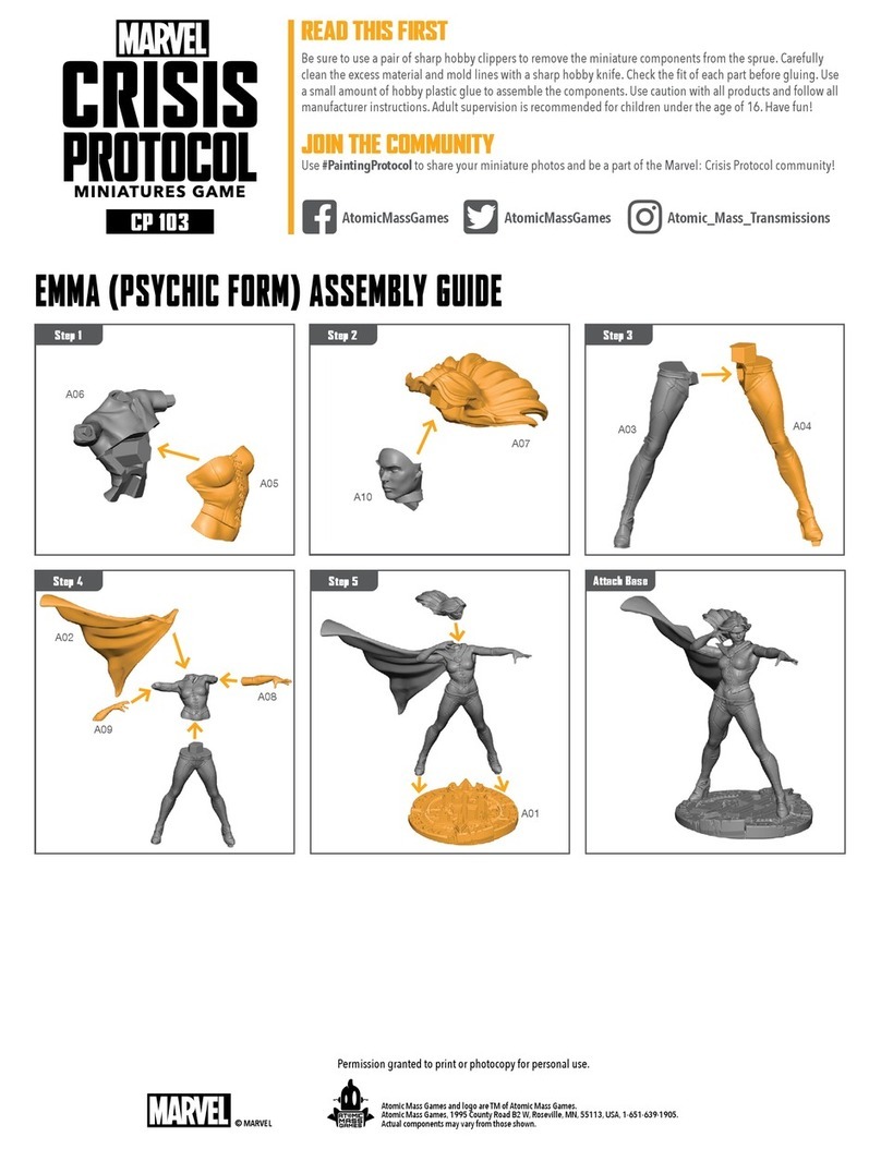 ATOMIC MASS GAMES MARVEL CRISIS PROTOCOL MINIATURES GAME EMMA FROST AND... User manual ATOMIC MASS GAMES MARVEL CRISIS PROTOCOL MINIATURES GAME EMMA FROST AND... User manual