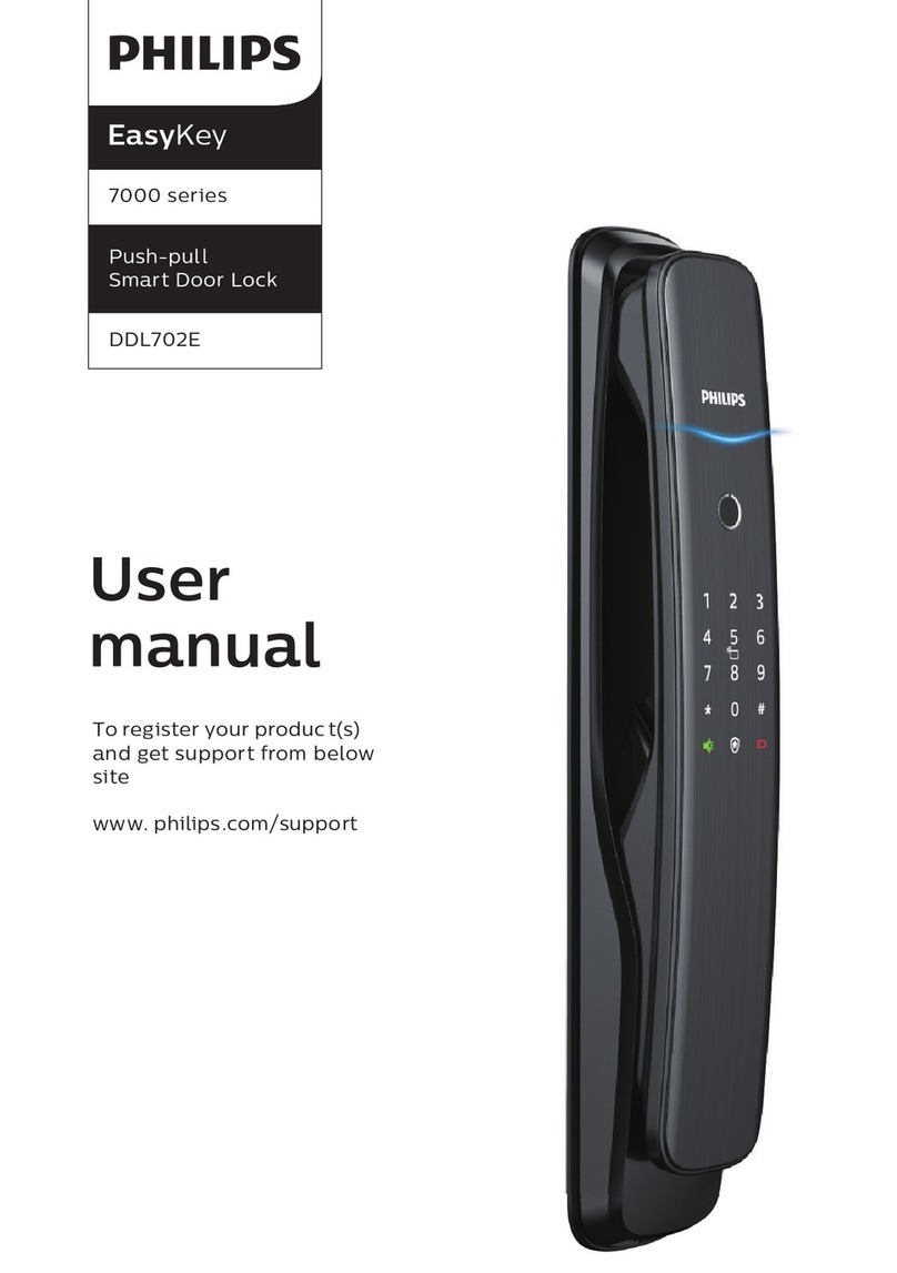 Philips EasyKey DDL702E User manual