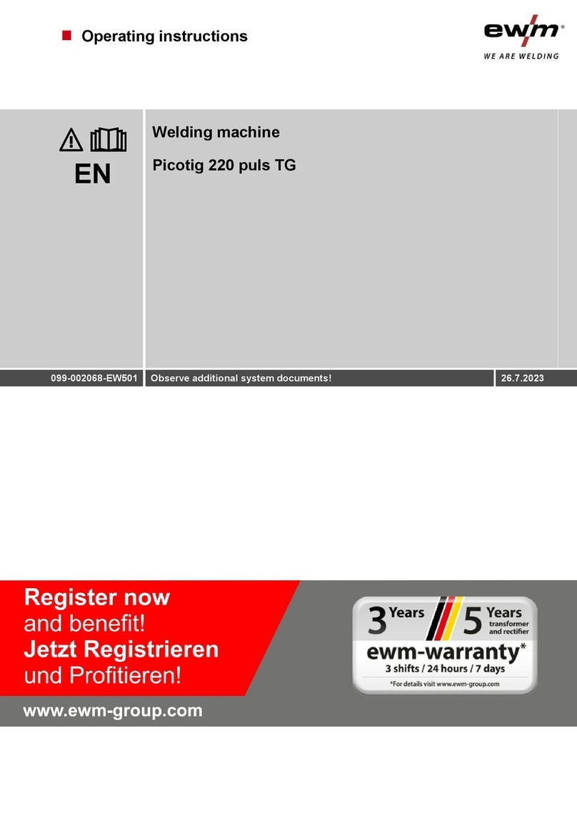 EWM Picotig 220 puls TG User manual