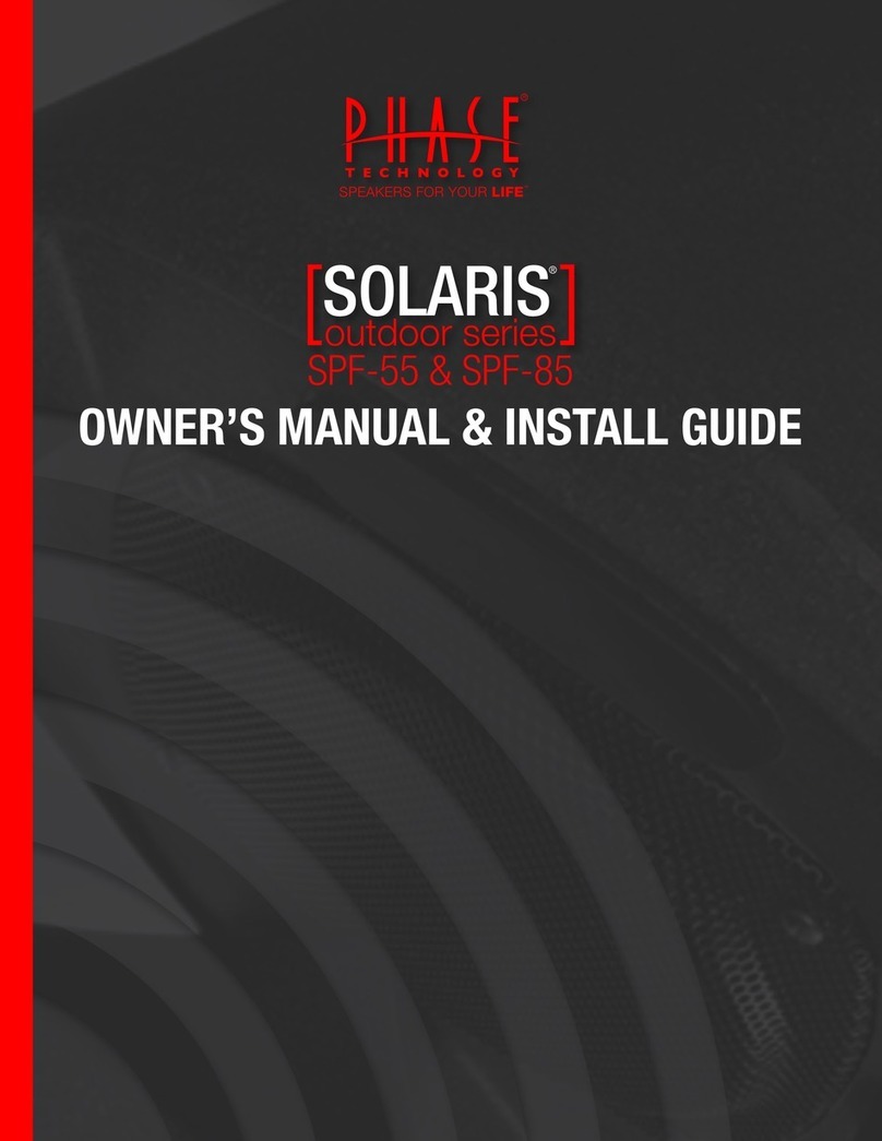 Phase SOLARIS SPF-25 User manual
