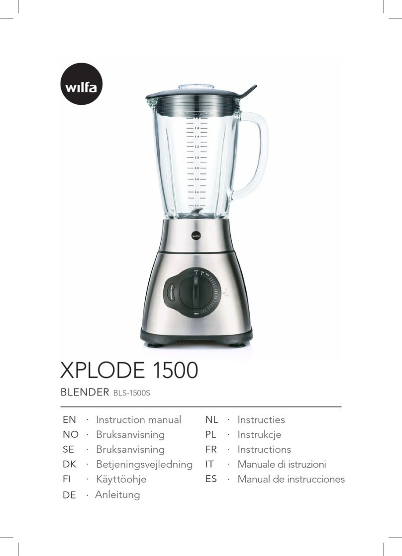 Wilfa XPLODE 1500 instruction manual