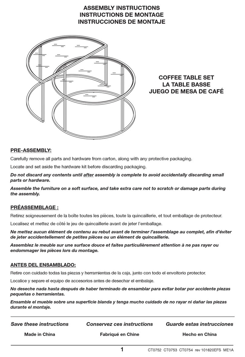 Hailey Home CT0752 User manual