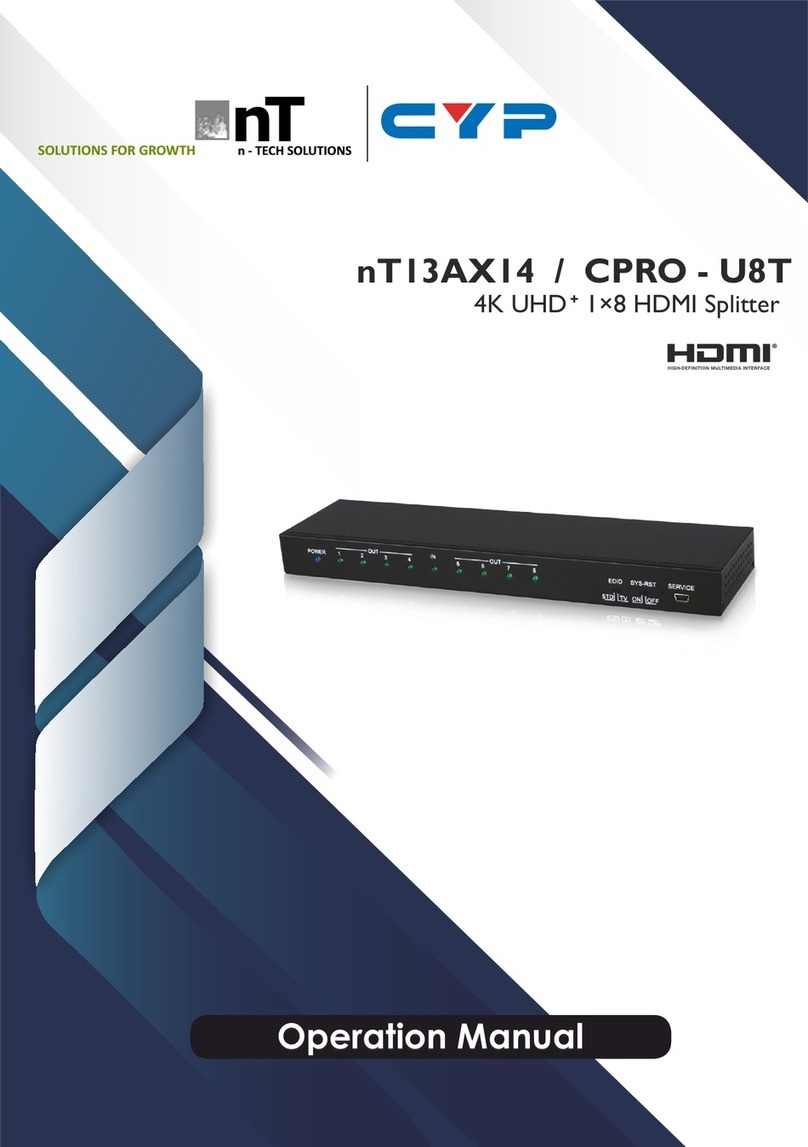 CYP nT13AX14 User manual