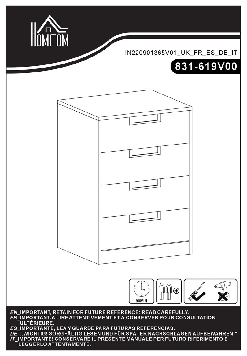 HOMCOM 831-619V00 User manual