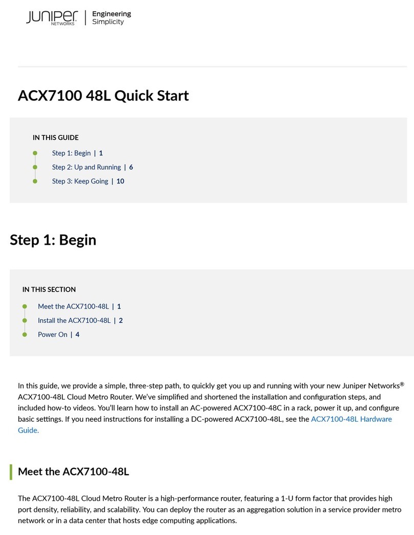 Juniper ACX7100 User manual