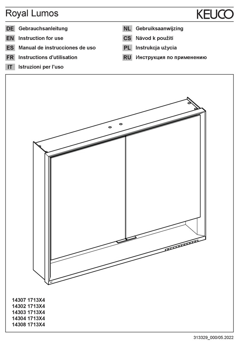 KEUCO Royal Lumos 14302171304 User manual