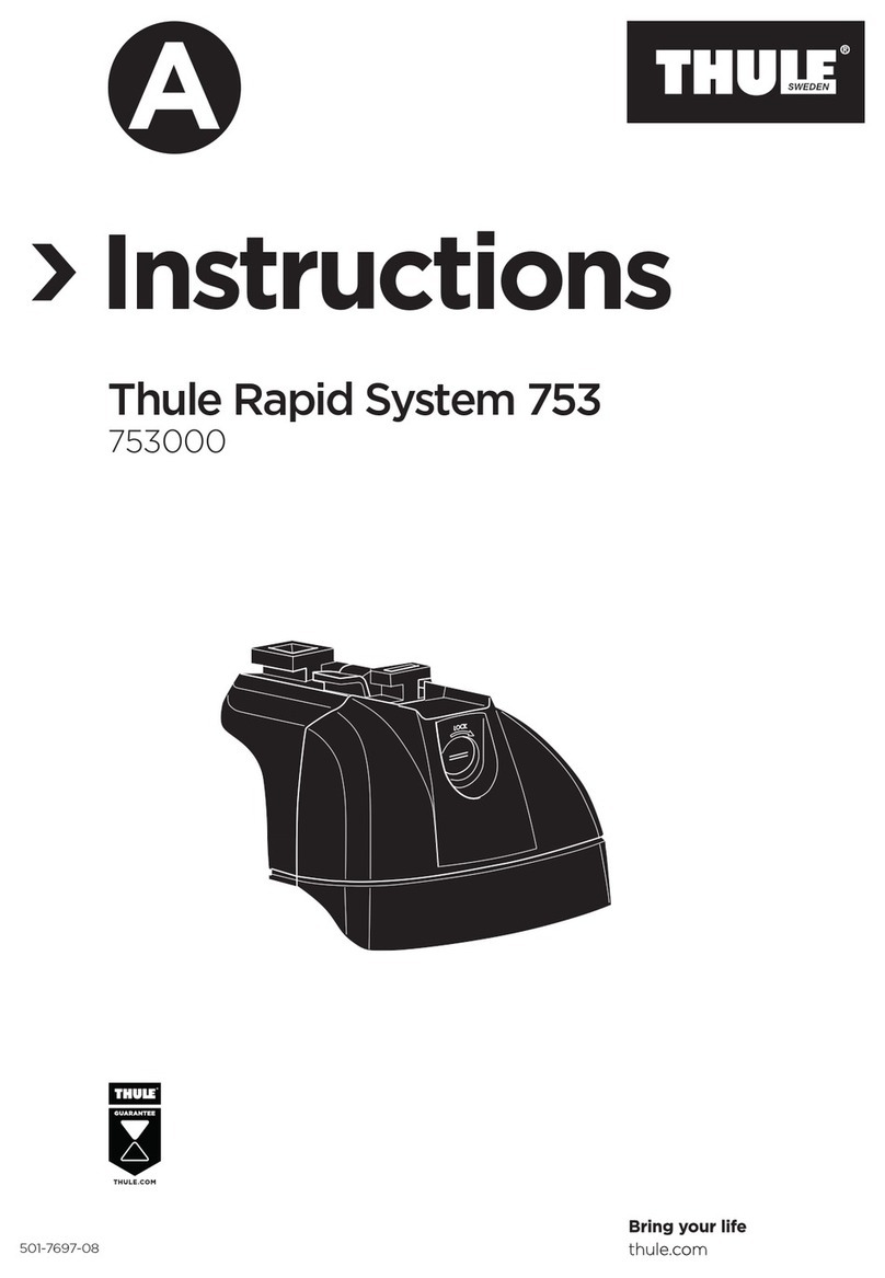 Thule 753 User manual
