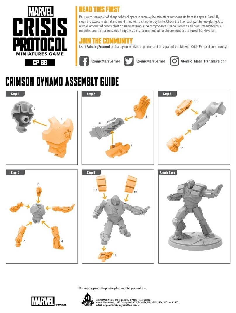 ATOMIC MASS GAMES MARVEL CRISIS PROTOCOL MINIATURES GAME CRIMSON... Assembly guide ATOMIC MASS GAMES MARVEL CRISIS PROTOCOL MINIATURES GAME CRIMSON... Assembly guide
