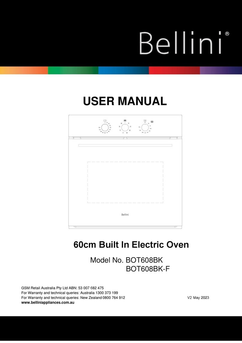 Bellini BOT608BK user manual