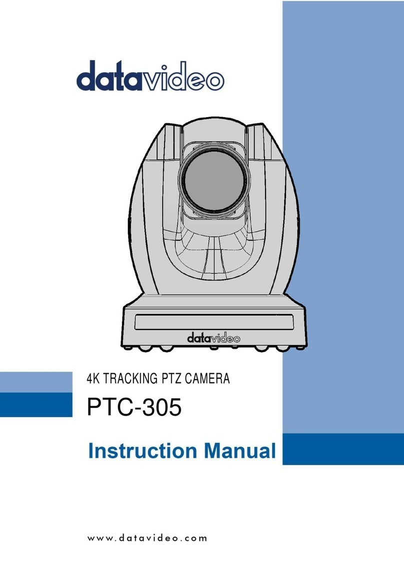 Data Video PTC-305 instruction manual