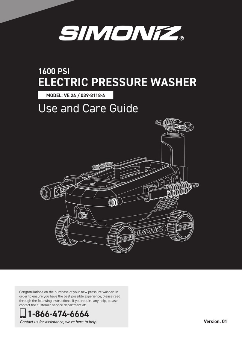 Simoniz VE 24 User manual