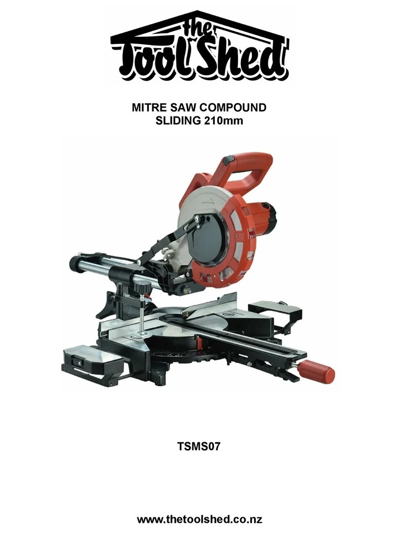 Tool Shed TSMS07 Operation manual