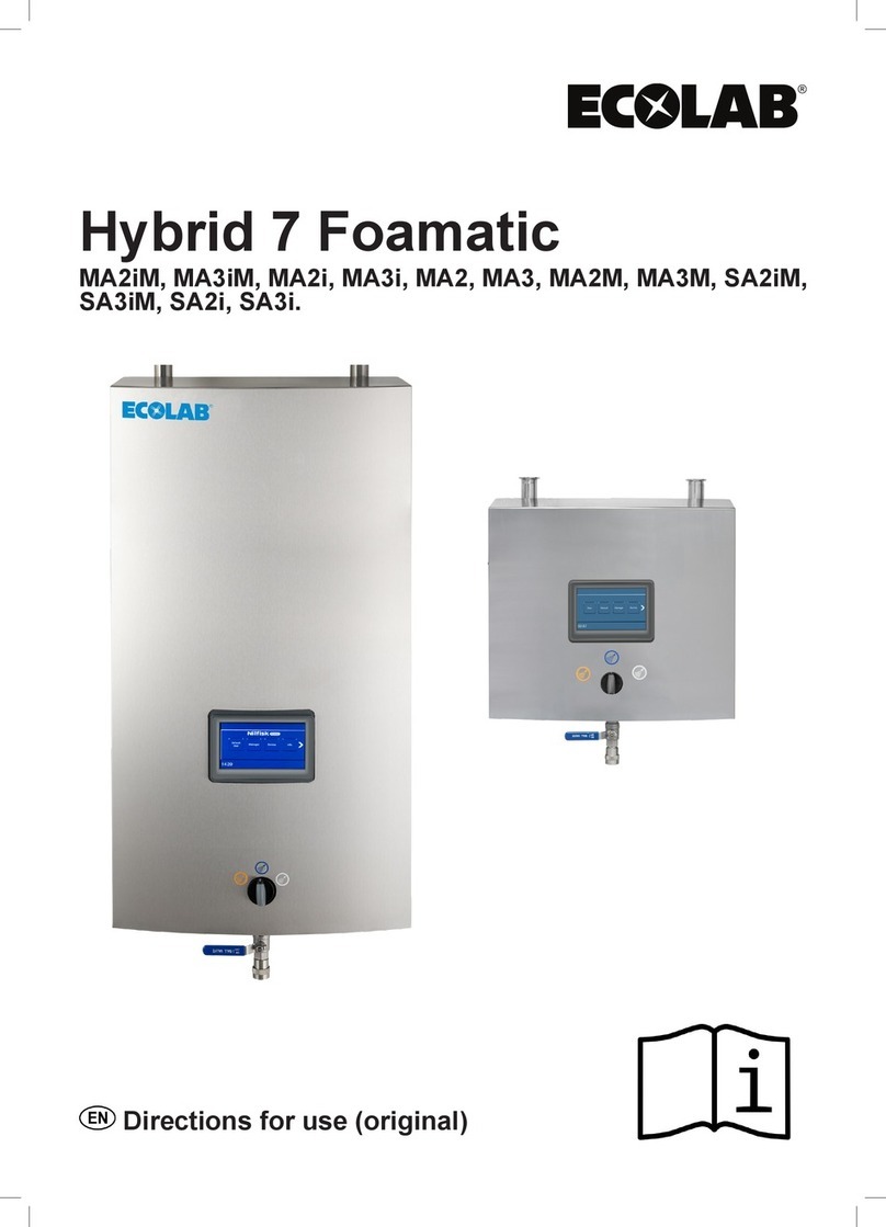 Ecolab Hybrid 7 Foamatic MA2iM Manual