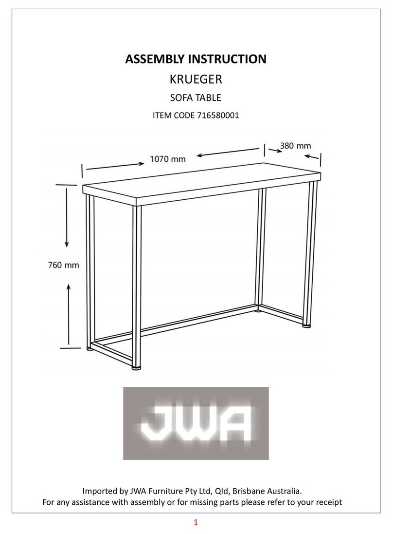 JWA KRUEGER 716580001 User manual