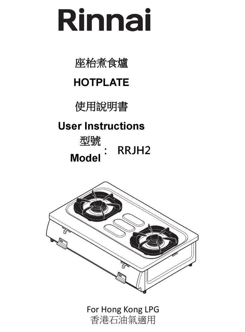 Rinnai RRJH2 User instructions