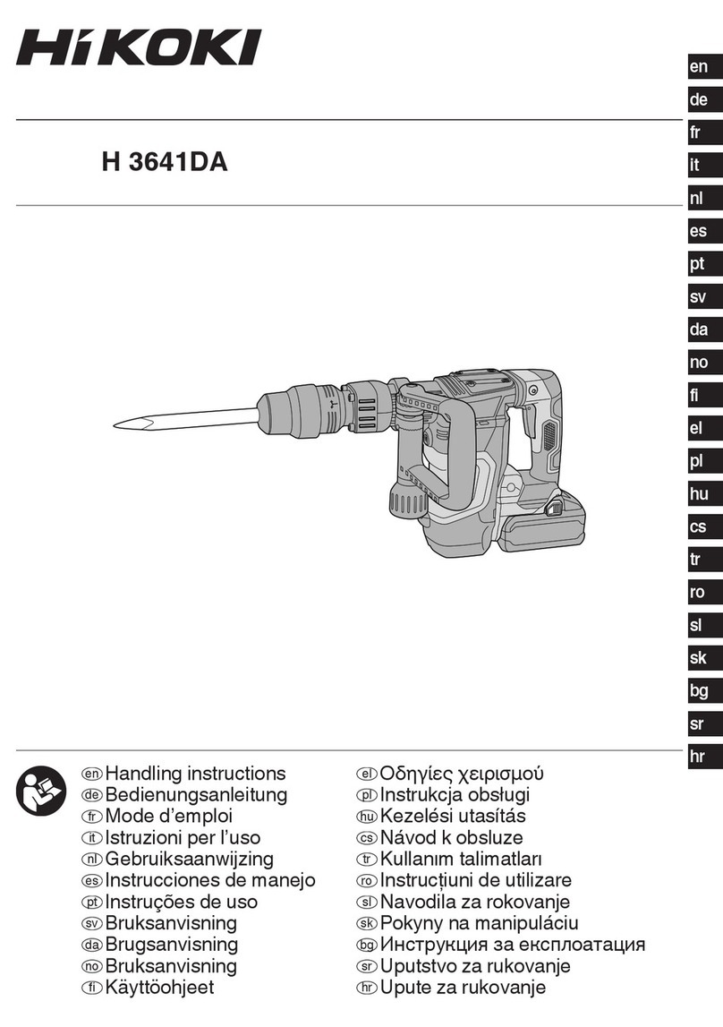 HIKOKI H 3641DA User manual