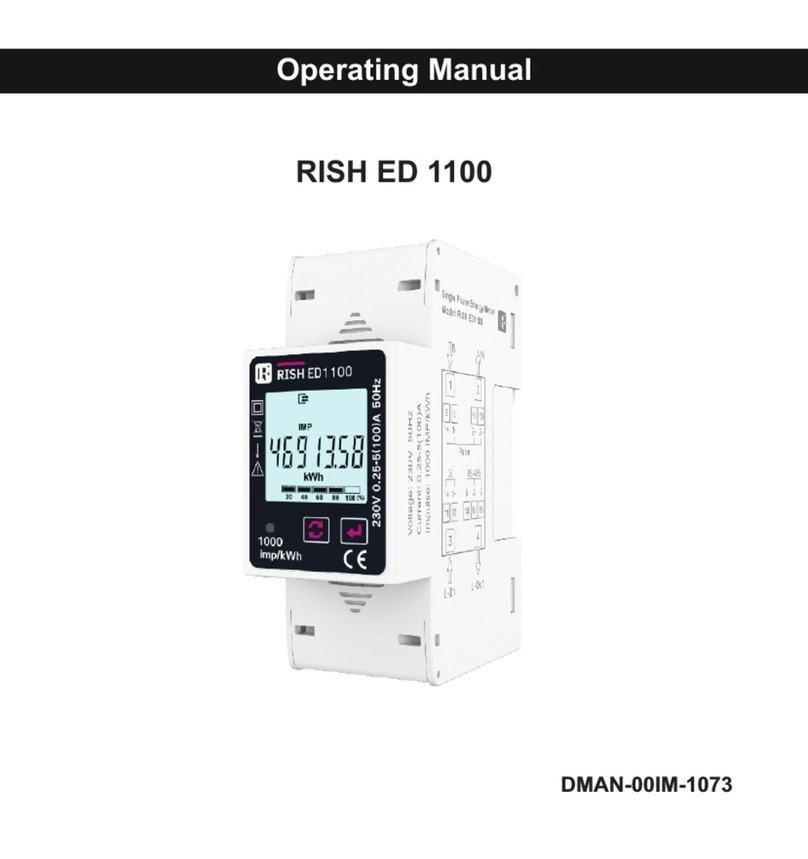 Rish ED 1100 operating manual