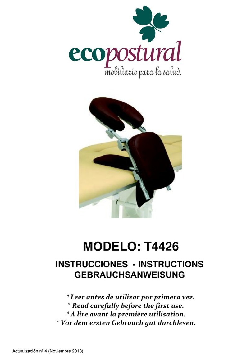 ECOPOSTURAL T4426 User manual