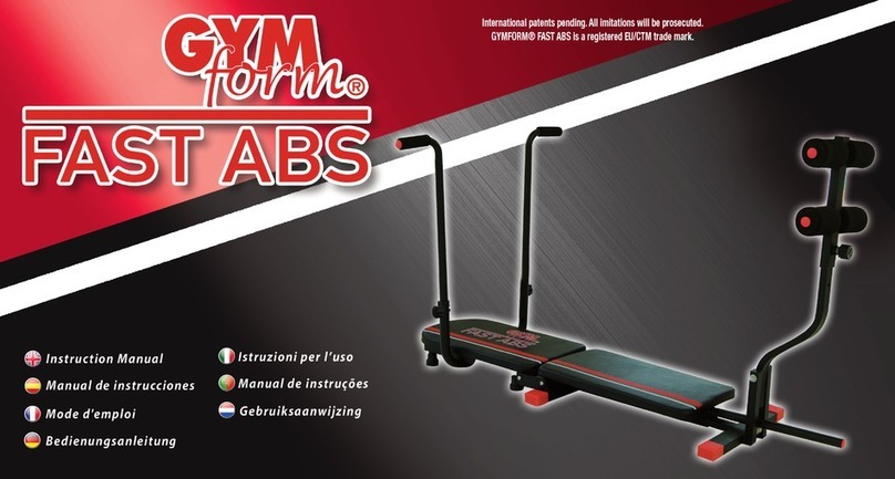 GYM form FAST ABS instruction manual