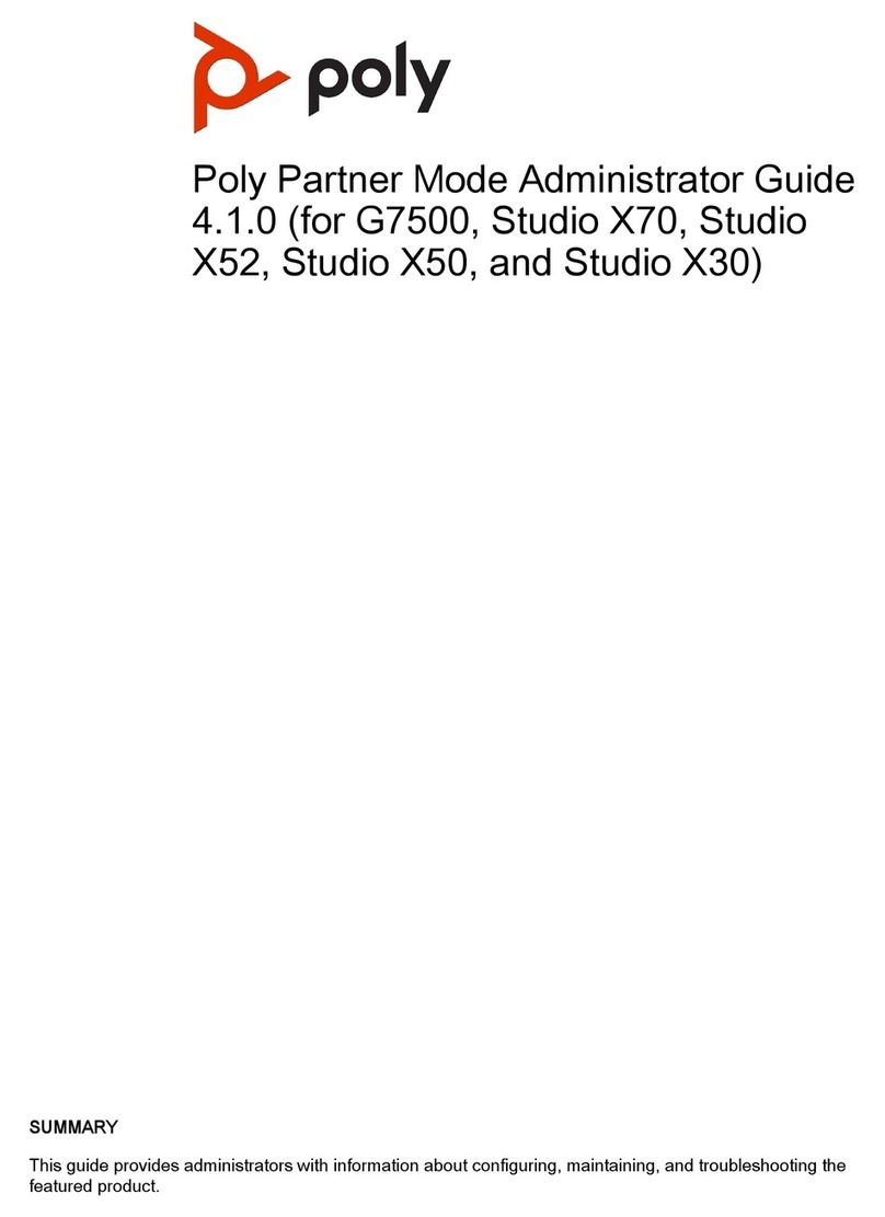 Poly G7500 Service manual