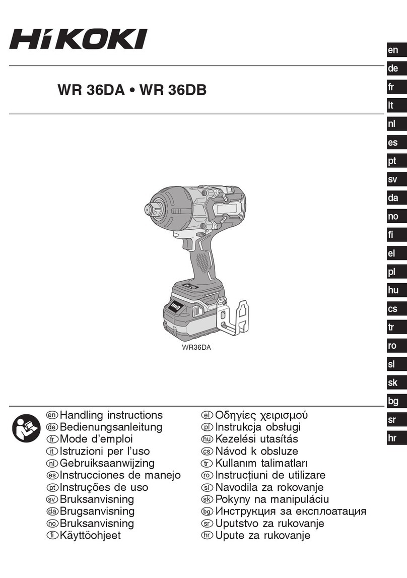 HIKOKI WR 36DA User manual