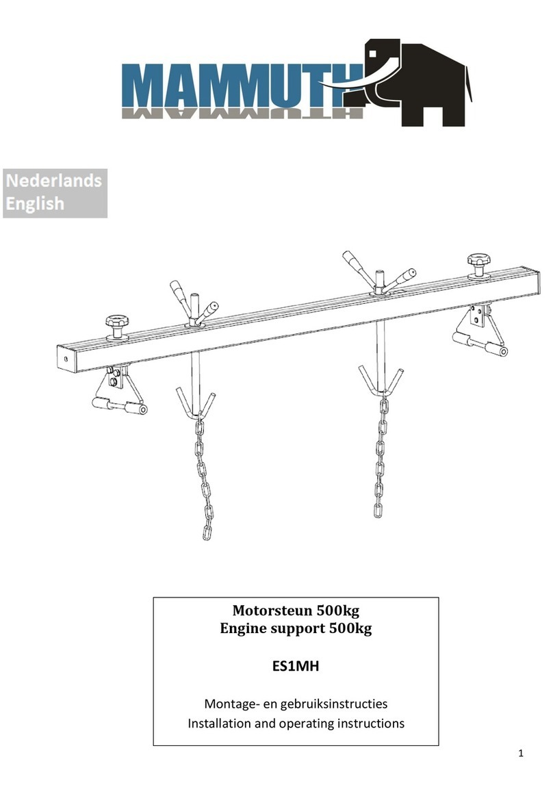 Mammuth ES1MH Installation and operating instructions