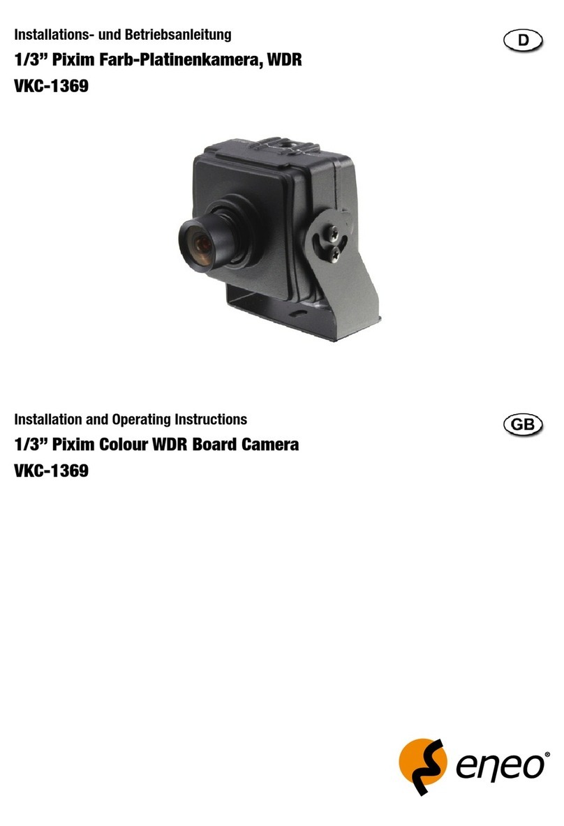 Eneo VKC-1369 Installation and operating instructions