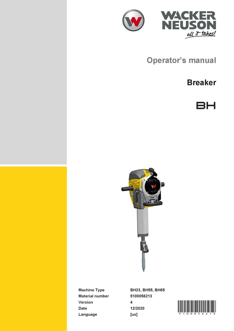 Wacker Neuson BH23 Operator's manual