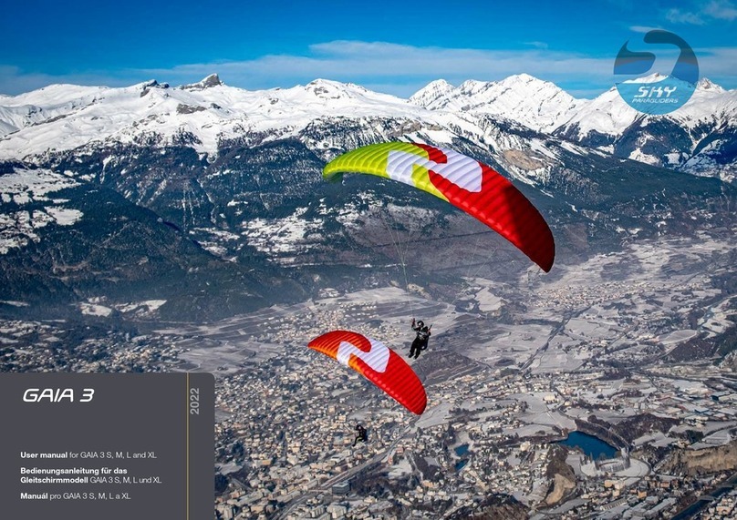 SKY PARAGLIDERS GAIA 3 2022 user manual