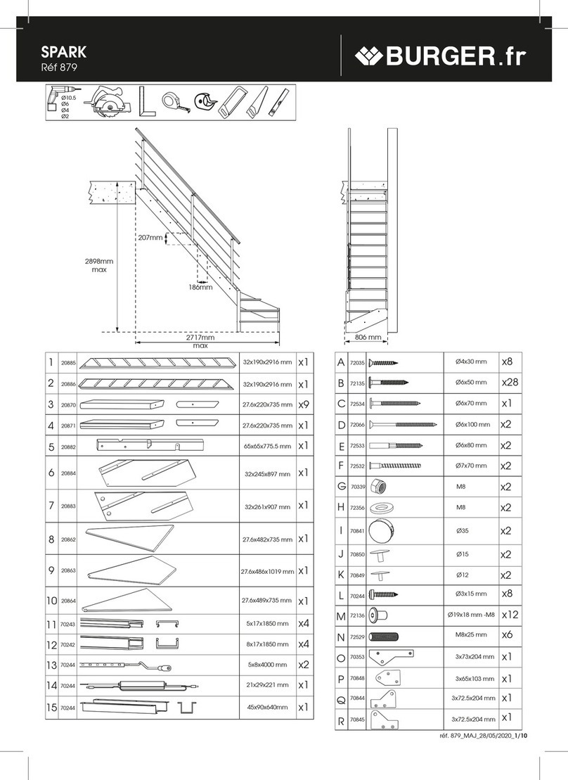 BURGER SPARK 879 User manual