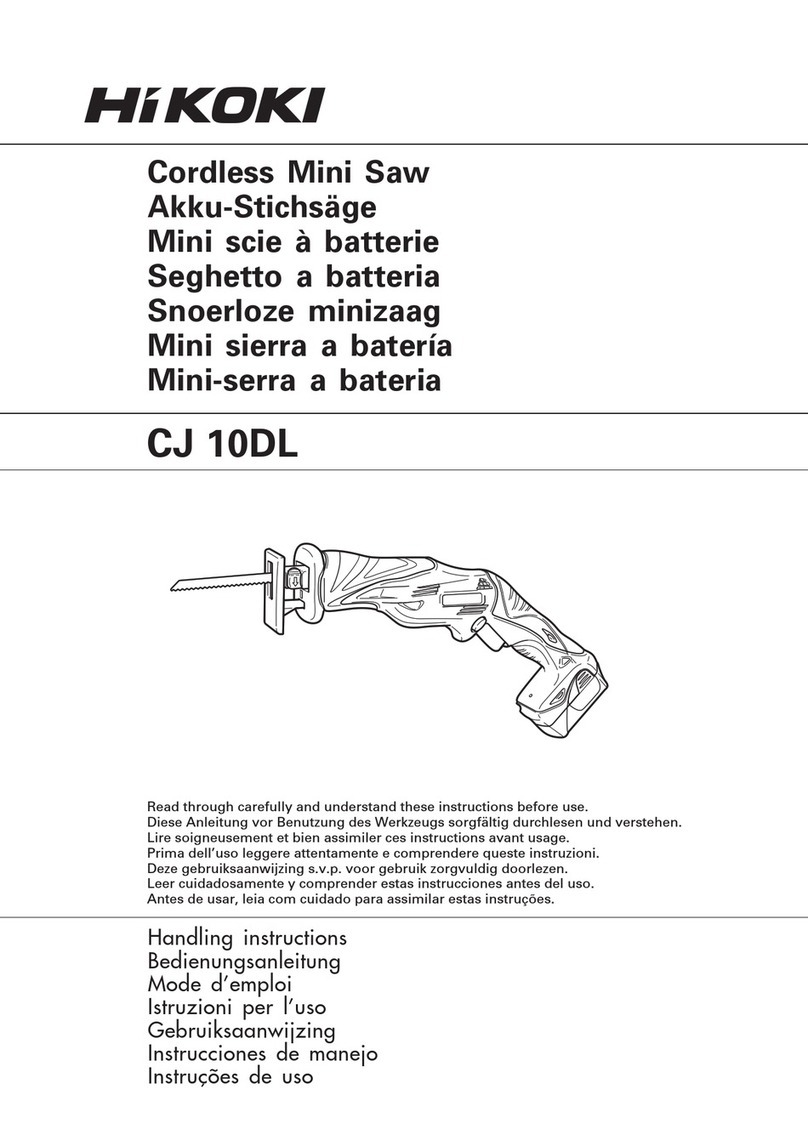 HIKOKI CJ 10DL User manual HIKOKI CJ 10DL User manual