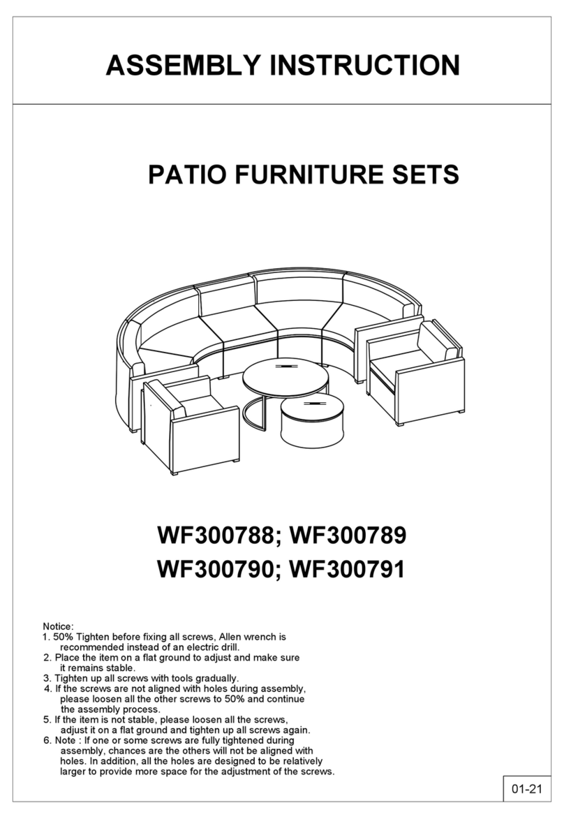 LOWE'S WF300788 Assembly instruction